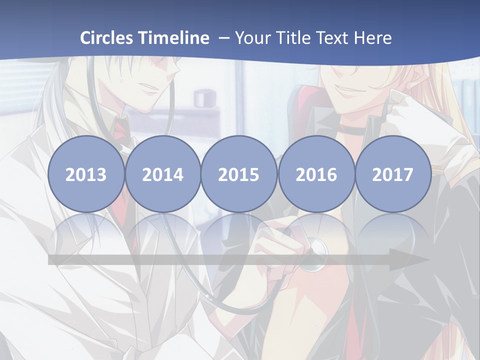 A Couple Of Anime Characters Standing Next To Each Other PowerPoint Template