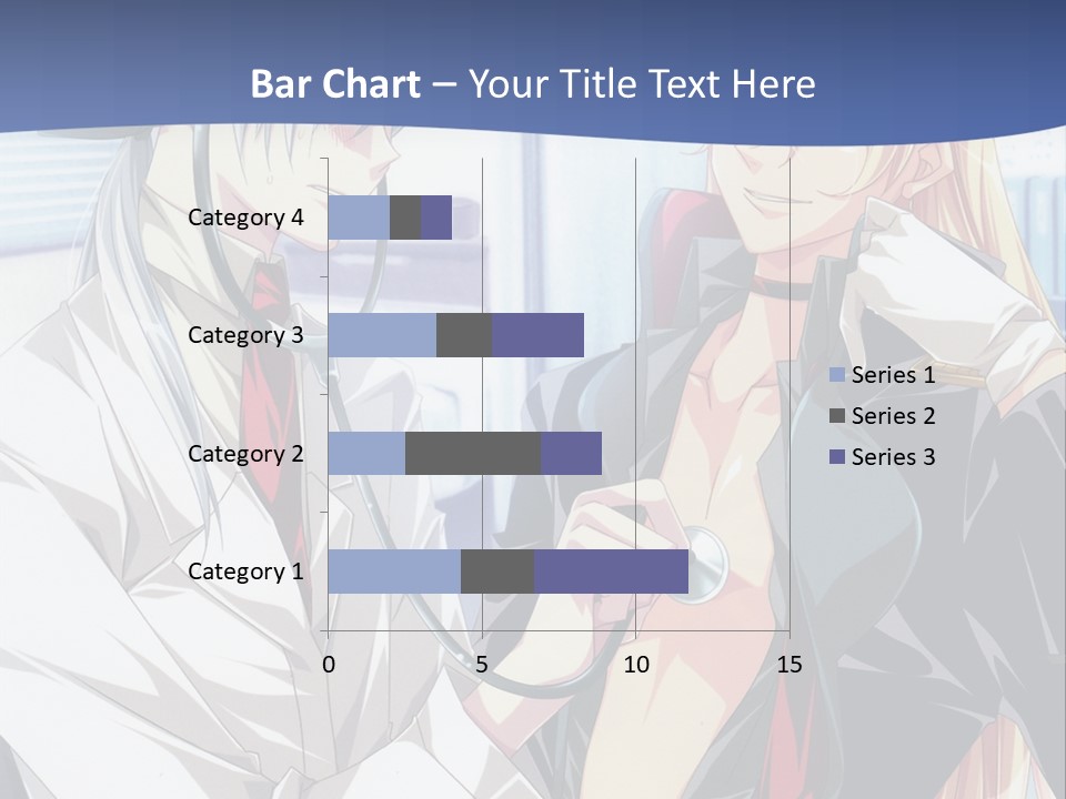 A Couple Of Anime Characters Standing Next To Each Other PowerPoint Template