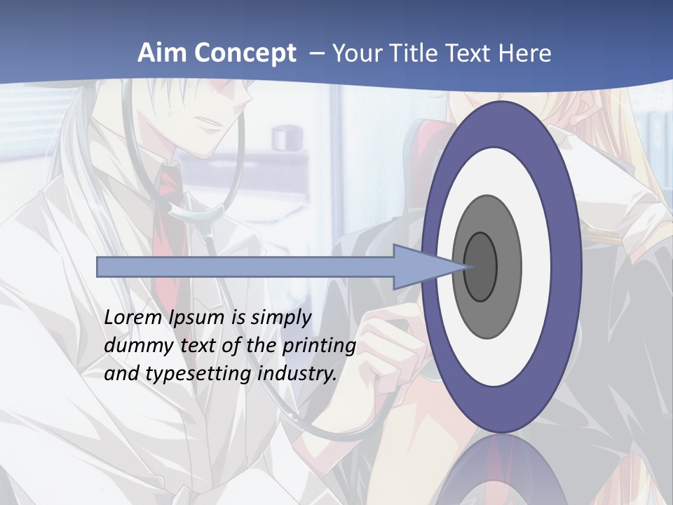 A Couple Of Anime Characters Standing Next To Each Other PowerPoint Template