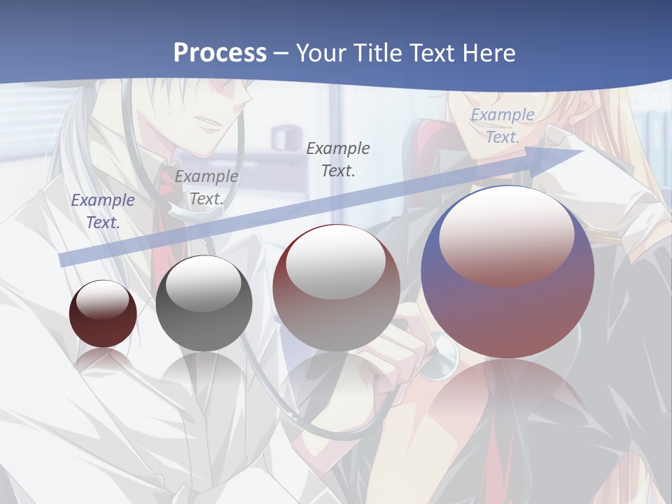 A Couple Of Anime Characters Standing Next To Each Other PowerPoint Template