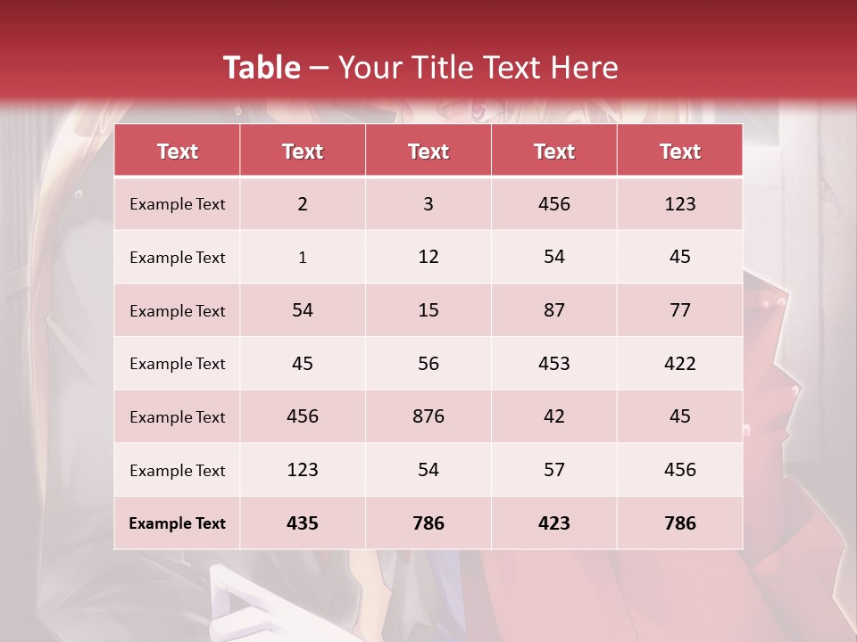 A Couple Of Anime Characters Hugging Each Other PowerPoint Template