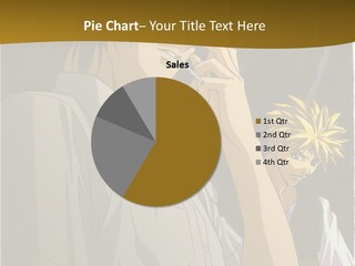 A Man Talking On A Cell Phone Next To Another Man PowerPoint Template