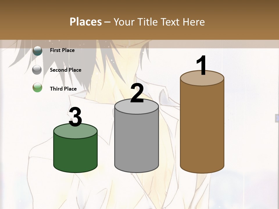 A Man With Black Hair Is Standing In Front Of A Window PowerPoint Template