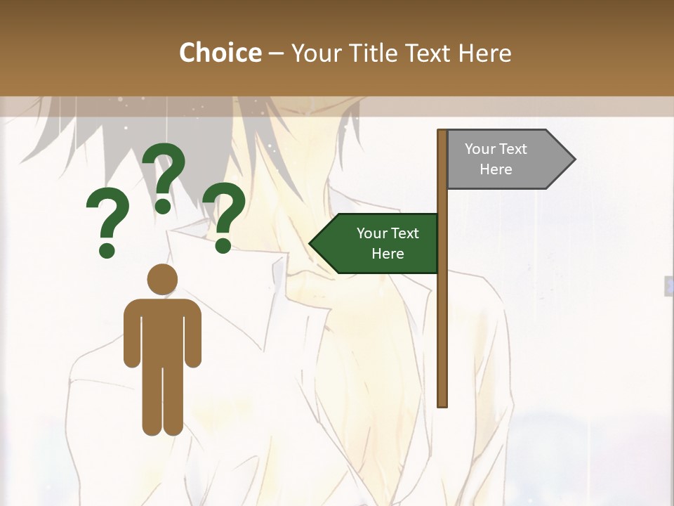 A Man With Black Hair Is Standing In Front Of A Window PowerPoint Template