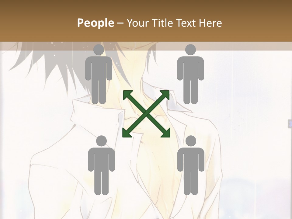 A Man With Black Hair Is Standing In Front Of A Window PowerPoint Template