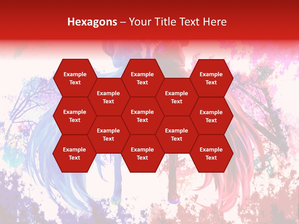 A Woman With Long Hair Standing Next To A Tree PowerPoint Template