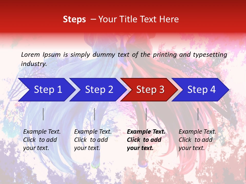 A Woman With Long Hair Standing Next To A Tree PowerPoint Template