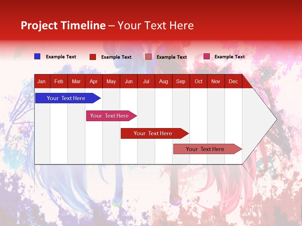 A Woman With Long Hair Standing Next To A Tree PowerPoint Template