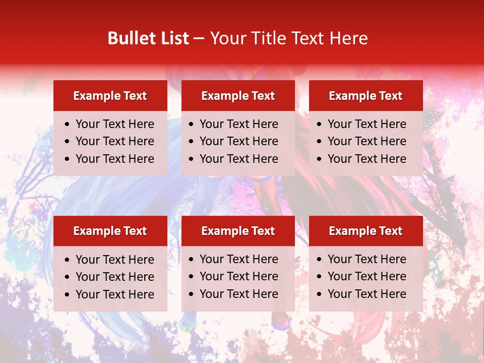 A Woman With Long Hair Standing Next To A Tree PowerPoint Template