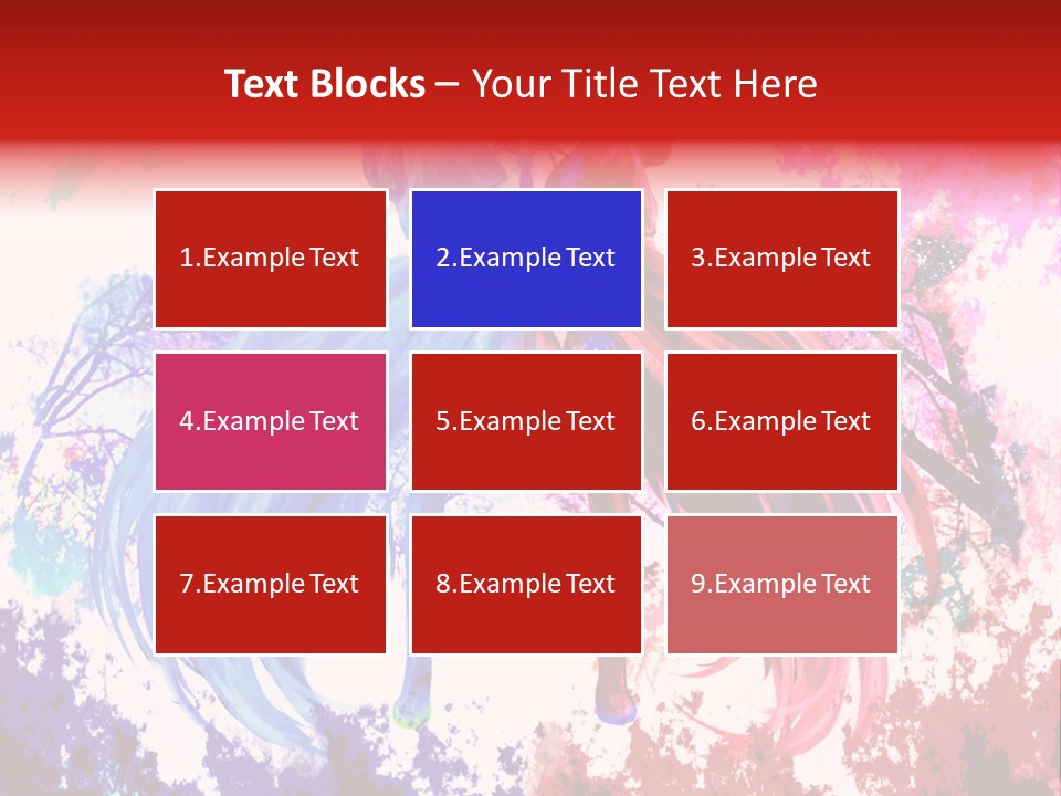 A Woman With Long Hair Standing Next To A Tree PowerPoint Template