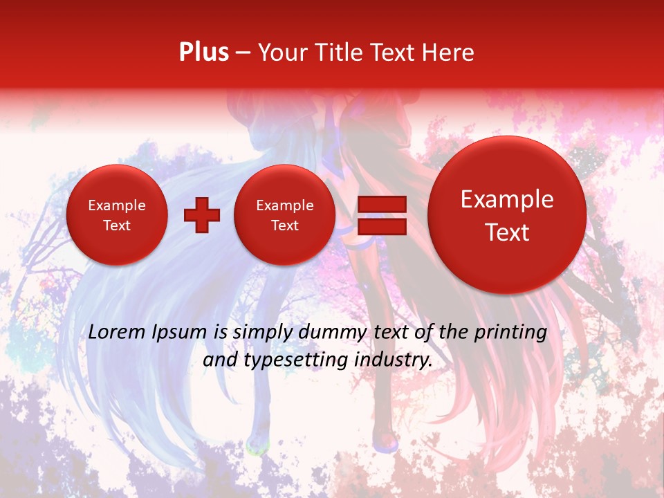 A Woman With Long Hair Standing Next To A Tree PowerPoint Template