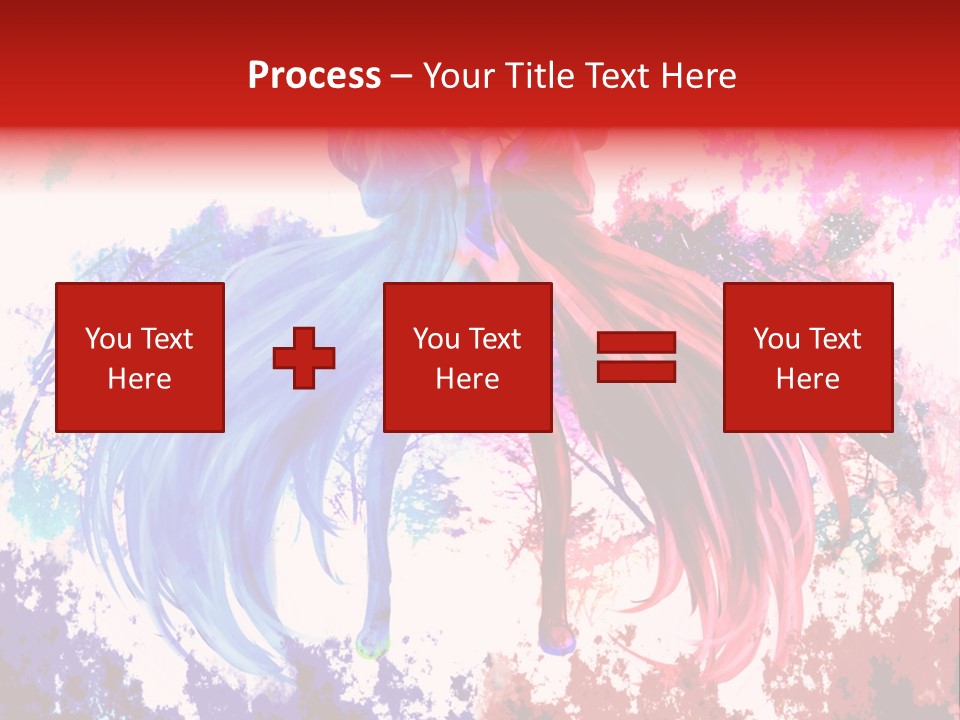 A Woman With Long Hair Standing Next To A Tree PowerPoint Template