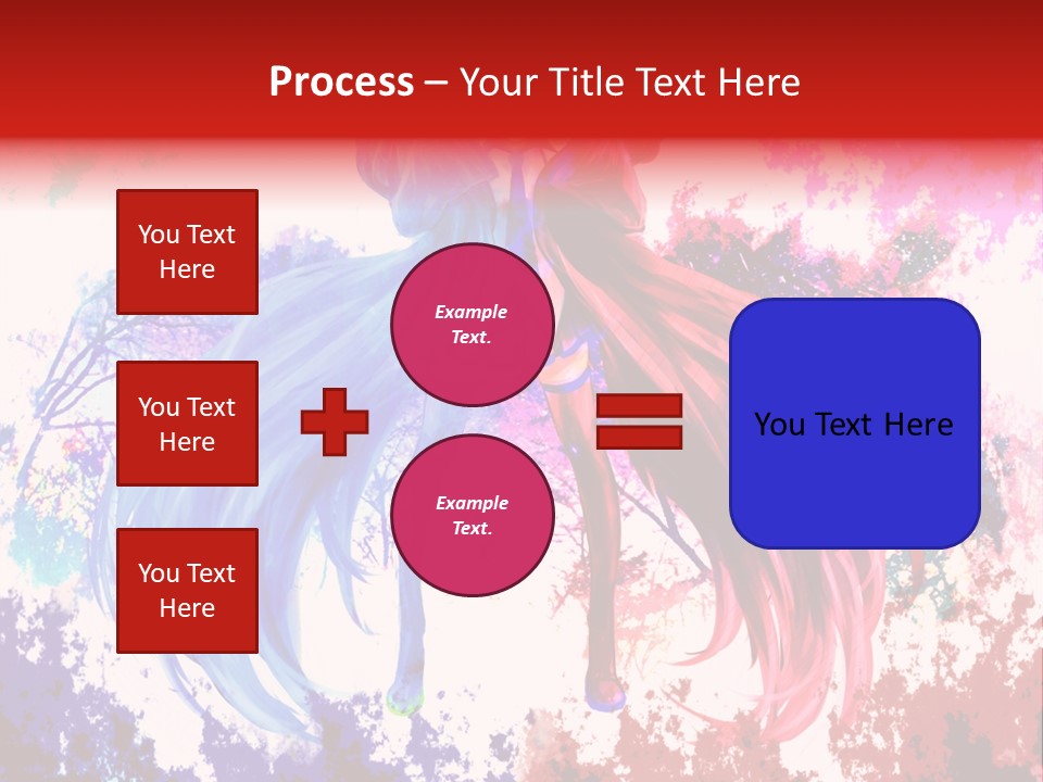 A Woman With Long Hair Standing Next To A Tree PowerPoint Template