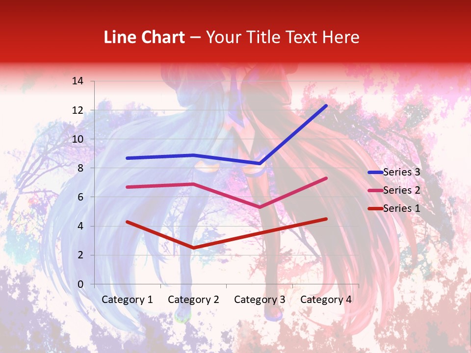 A Woman With Long Hair Standing Next To A Tree PowerPoint Template