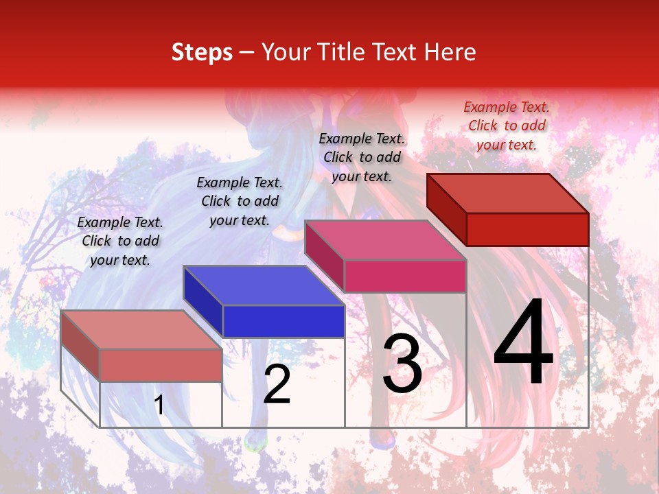 A Woman With Long Hair Standing Next To A Tree PowerPoint Template