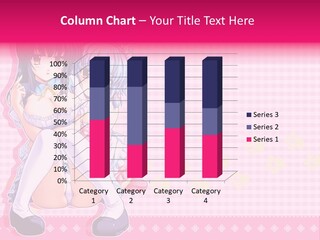 A Couple Of Anime Girls Sitting Next To Each Other PowerPoint Template