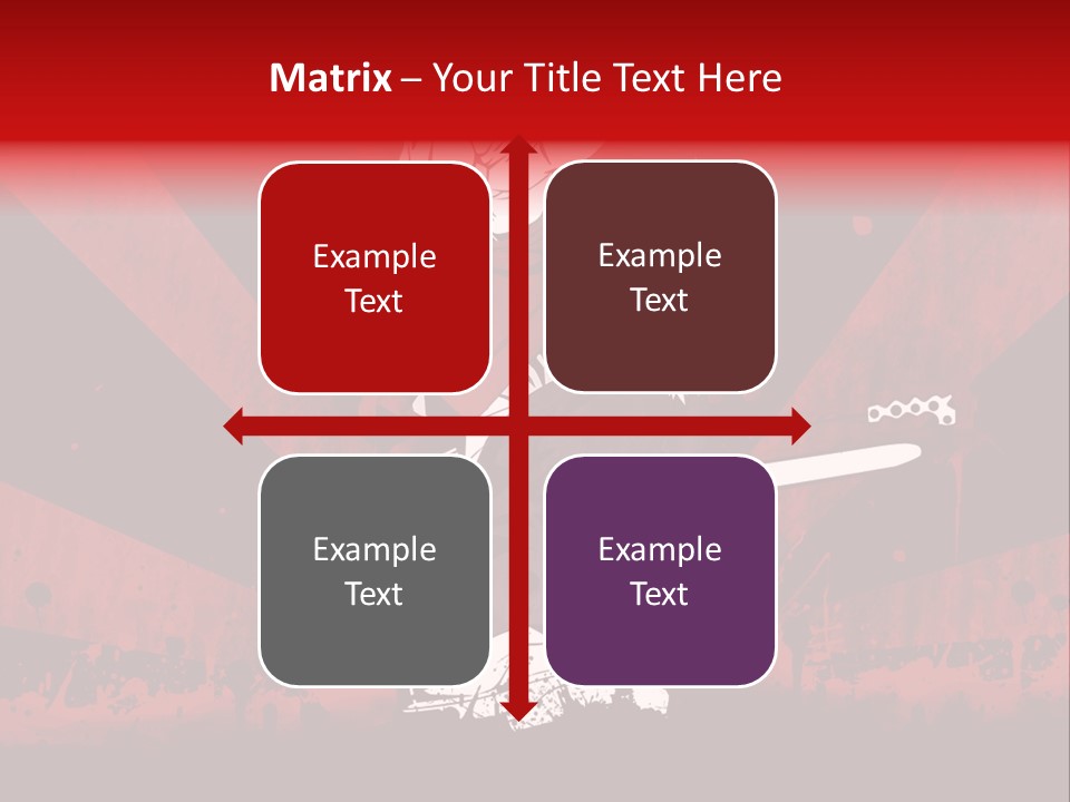 A Man Holding A Sword On Top Of A Red And Black Background PowerPoint Template