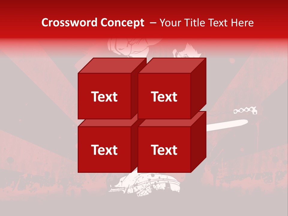 A Man Holding A Sword On Top Of A Red And Black Background PowerPoint Template