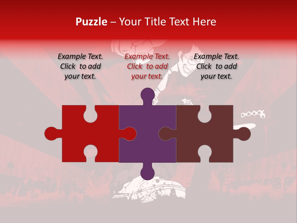 A Man Holding A Sword On Top Of A Red And Black Background PowerPoint Template