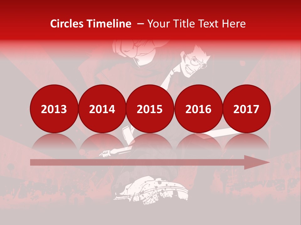 A Man Holding A Sword On Top Of A Red And Black Background PowerPoint Template