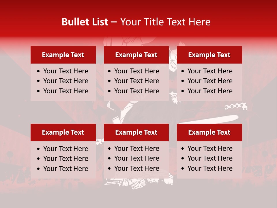 A Man Holding A Sword On Top Of A Red And Black Background PowerPoint Template