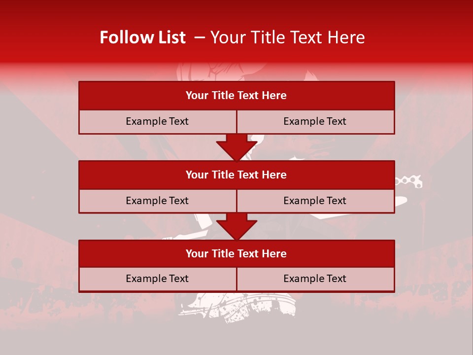 A Man Holding A Sword On Top Of A Red And Black Background PowerPoint Template