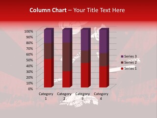 A Man Holding A Sword On Top Of A Red And Black Background PowerPoint Template