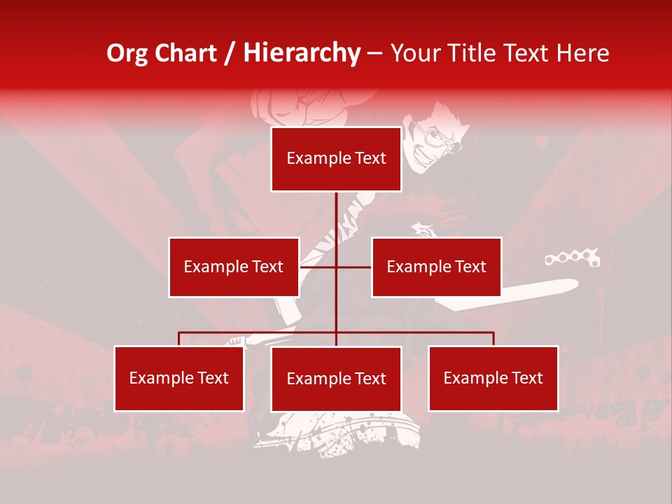 A Man Holding A Sword On Top Of A Red And Black Background PowerPoint Template