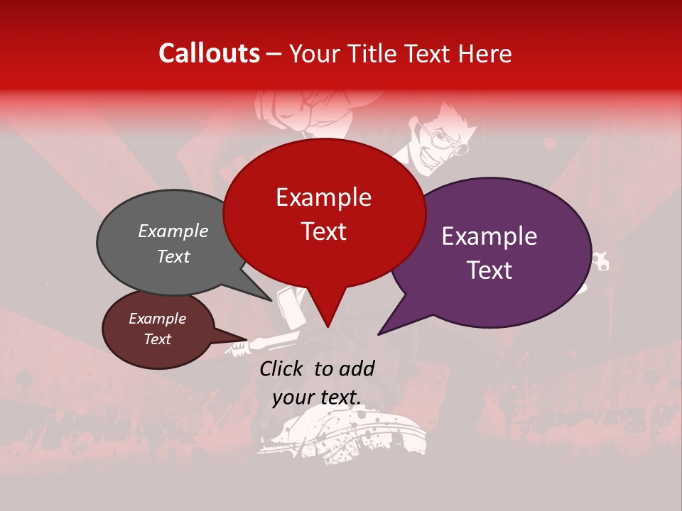 A Man Holding A Sword On Top Of A Red And Black Background PowerPoint Template