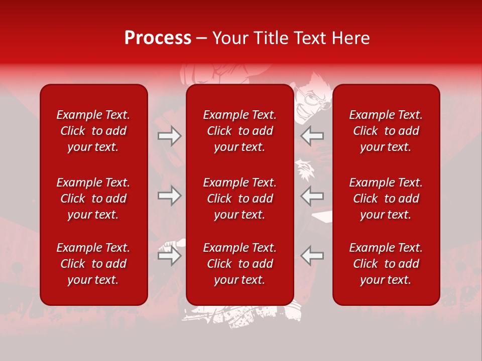 A Man Holding A Sword On Top Of A Red And Black Background PowerPoint Template