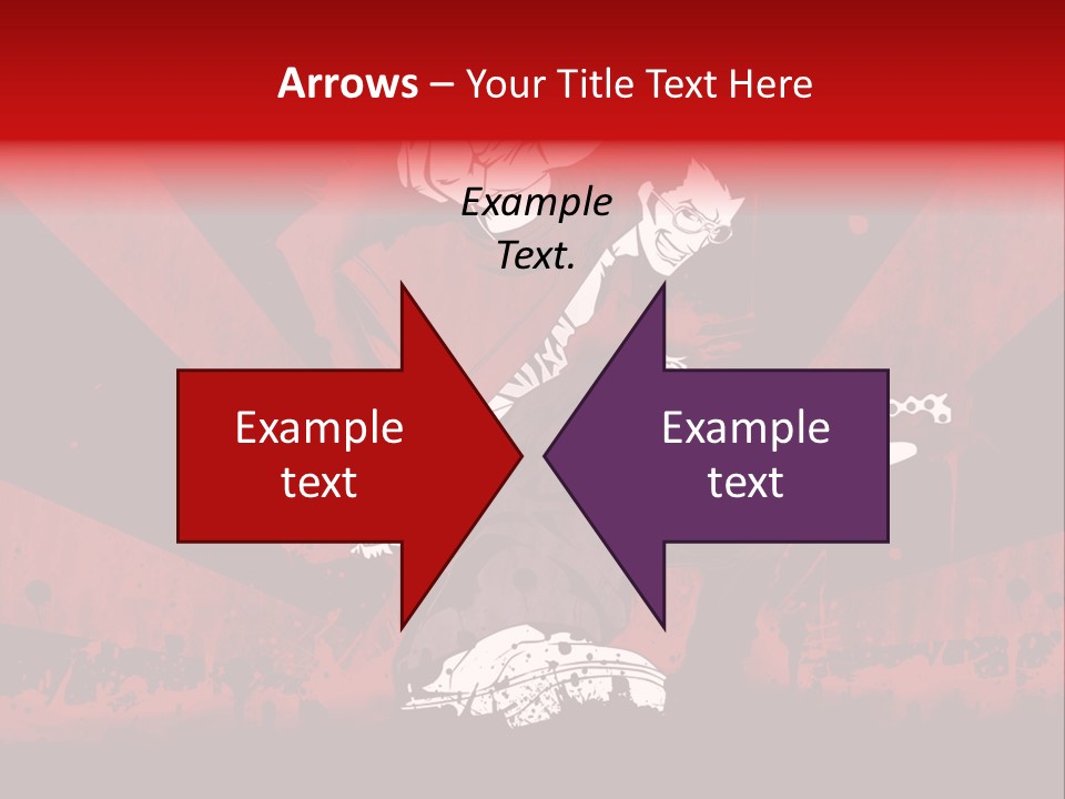 A Man Holding A Sword On Top Of A Red And Black Background PowerPoint Template