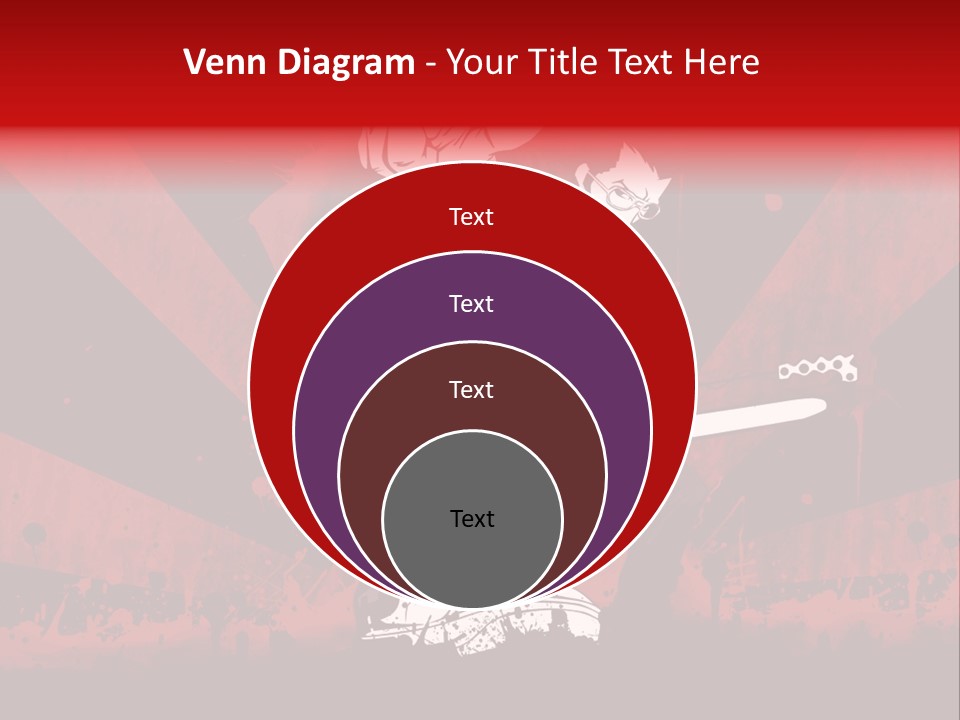 A Man Holding A Sword On Top Of A Red And Black Background PowerPoint Template