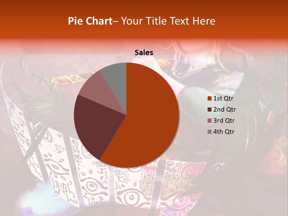 A Woman Sitting On A Chair Holding A Flute PowerPoint Template
