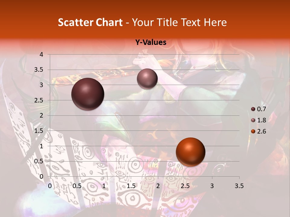 A Woman Sitting On A Chair Holding A Flute PowerPoint Template