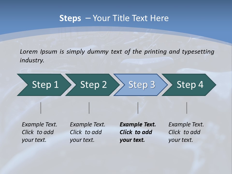 A Group Of Bikes Parked Next To Each Other PowerPoint Template