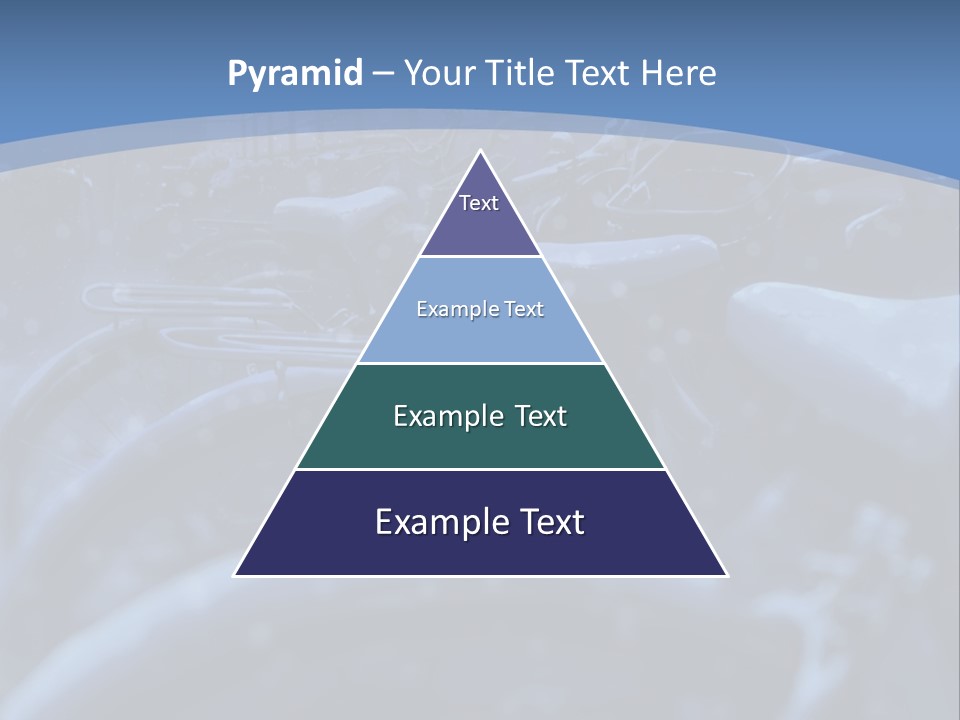 A Group Of Bikes Parked Next To Each Other PowerPoint Template