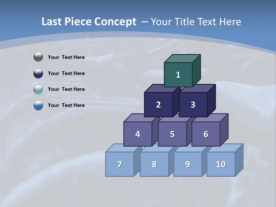 A Group Of Bikes Parked Next To Each Other PowerPoint Template