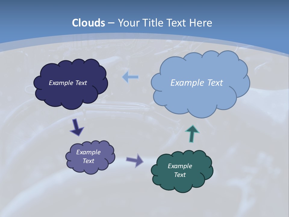 A Group Of Bikes Parked Next To Each Other PowerPoint Template