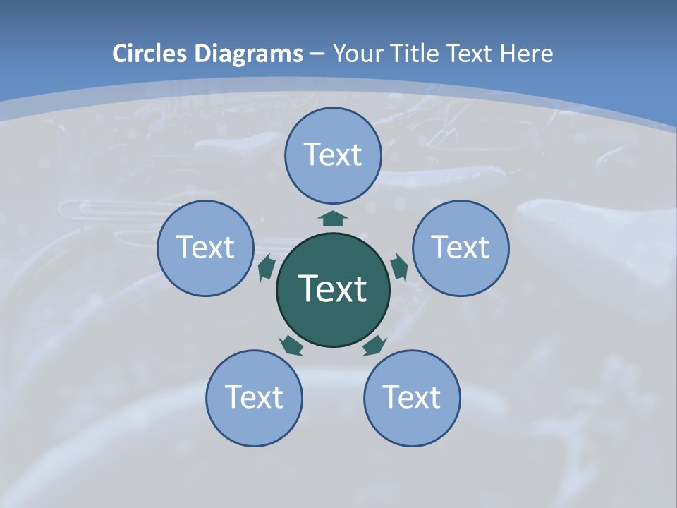 A Group Of Bikes Parked Next To Each Other PowerPoint Template