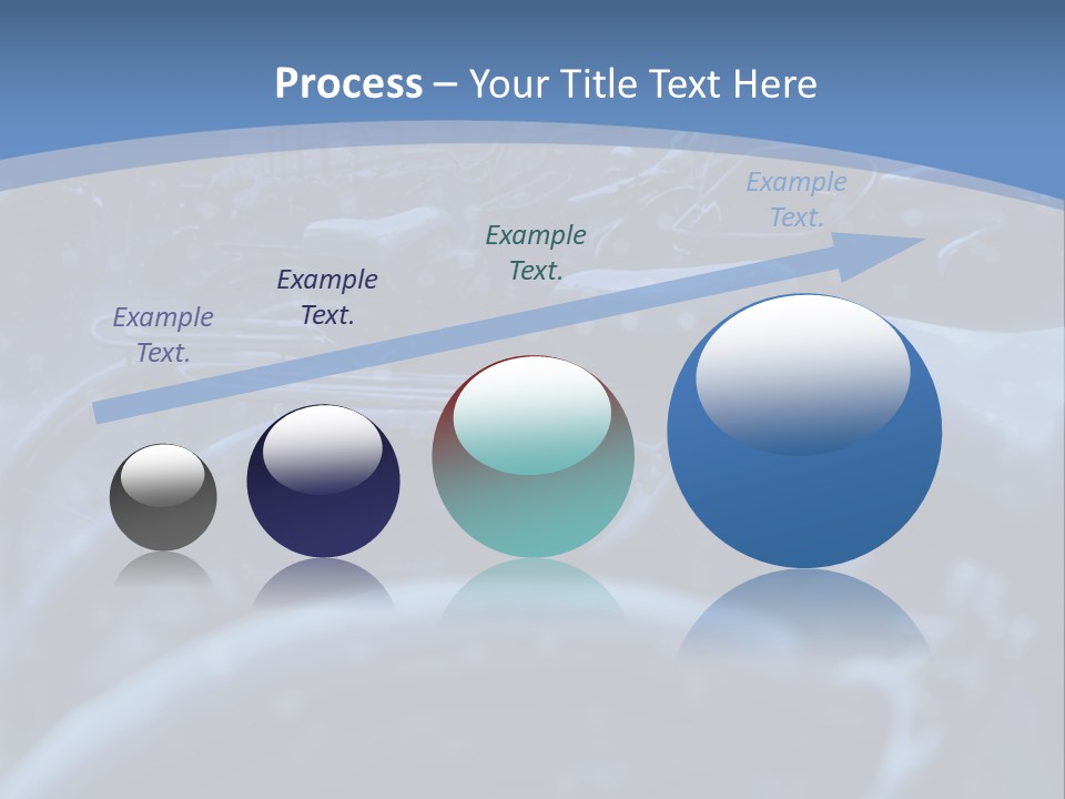 A Group Of Bikes Parked Next To Each Other PowerPoint Template