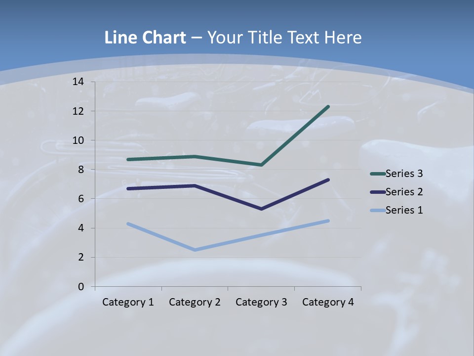 A Group Of Bikes Parked Next To Each Other PowerPoint Template