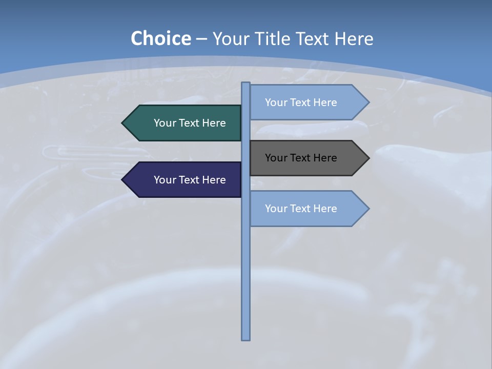 A Group Of Bikes Parked Next To Each Other PowerPoint Template