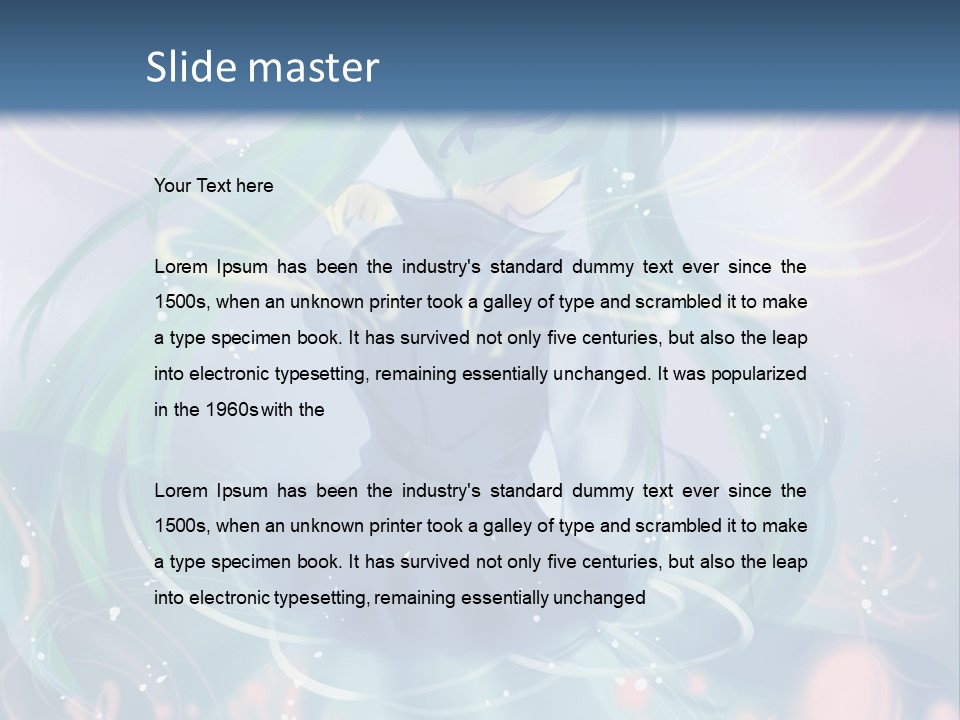 A Woman With Long Hair Sitting In A Field Of Flowers Powerpoint Template PowerPoint Template