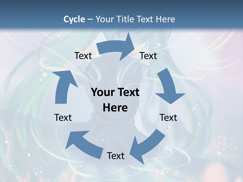 A Woman With Long Hair Sitting In A Field Of Flowers Powerpoint Template PowerPoint Template