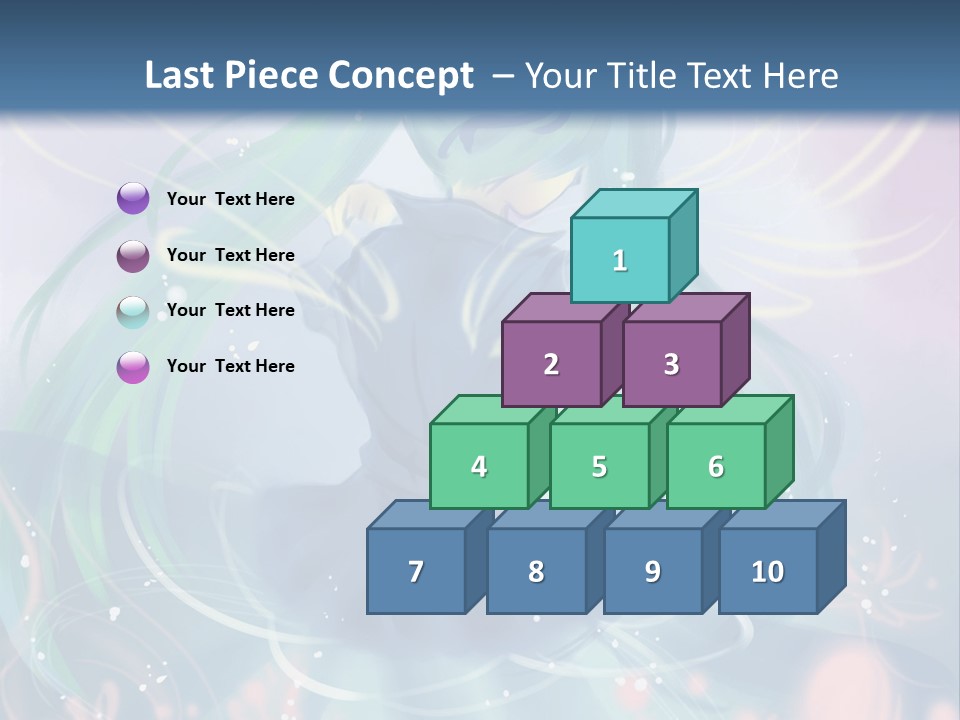 A Woman With Long Hair Sitting In A Field Of Flowers Powerpoint Template PowerPoint Template