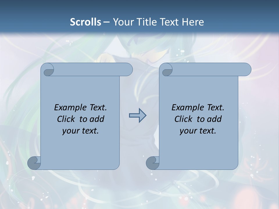 A Woman With Long Hair Sitting In A Field Of Flowers Powerpoint Template PowerPoint Template