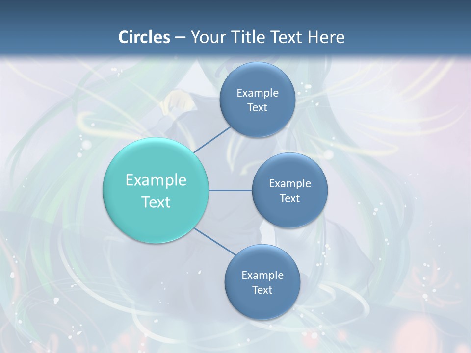 A Woman With Long Hair Sitting In A Field Of Flowers Powerpoint Template PowerPoint Template