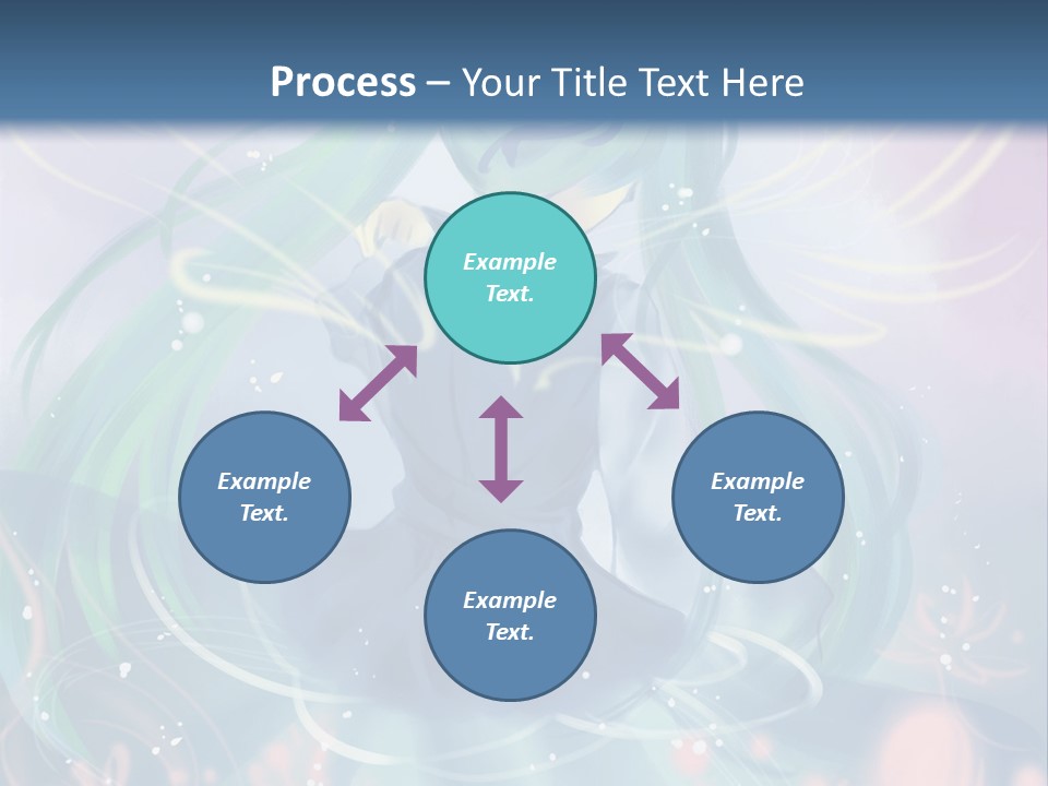 A Woman With Long Hair Sitting In A Field Of Flowers Powerpoint Template PowerPoint Template