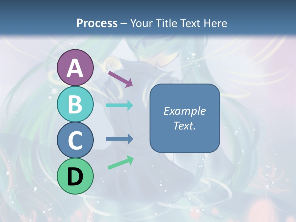 A Woman With Long Hair Sitting In A Field Of Flowers Powerpoint Template PowerPoint Template