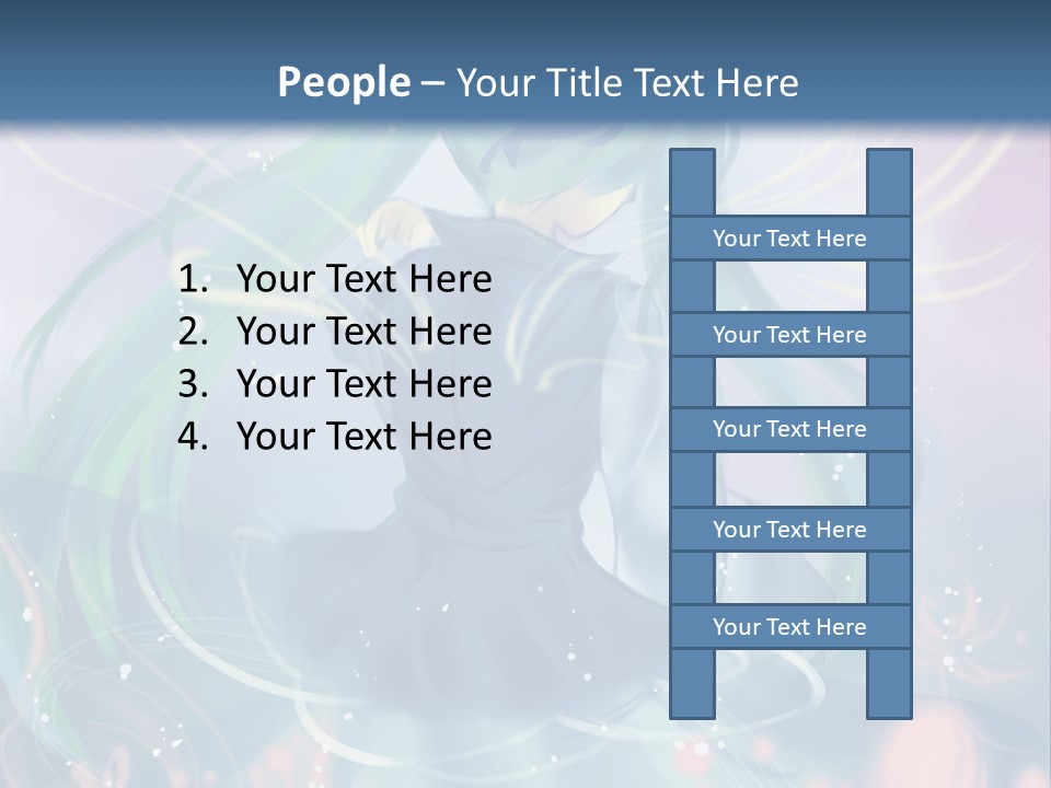 A Woman With Long Hair Sitting In A Field Of Flowers Powerpoint Template PowerPoint Template